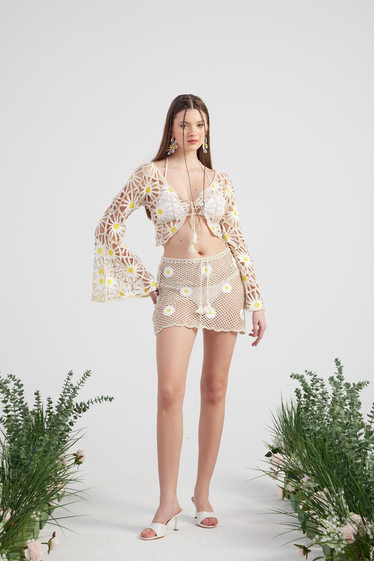 Doll Knitwear Set Beige