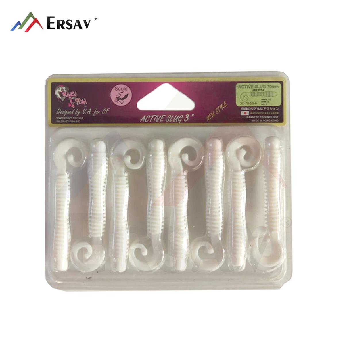 Crazy Fish Active Slug 3 70 mm Silikon Yem C:59