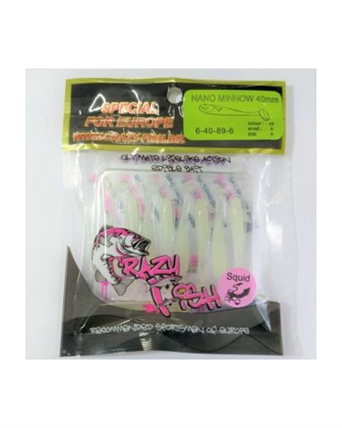 Crazy Fish Nano Minnow 1.6 40 mm Silikon Yem C:89