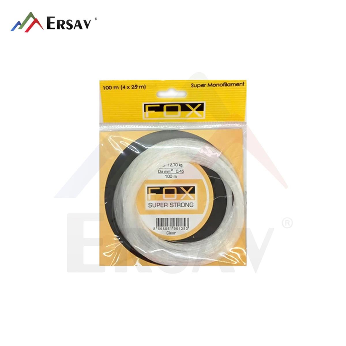 Fox Süper Strong 0.45 mm 12.70 kg 100 m Poşet Misina