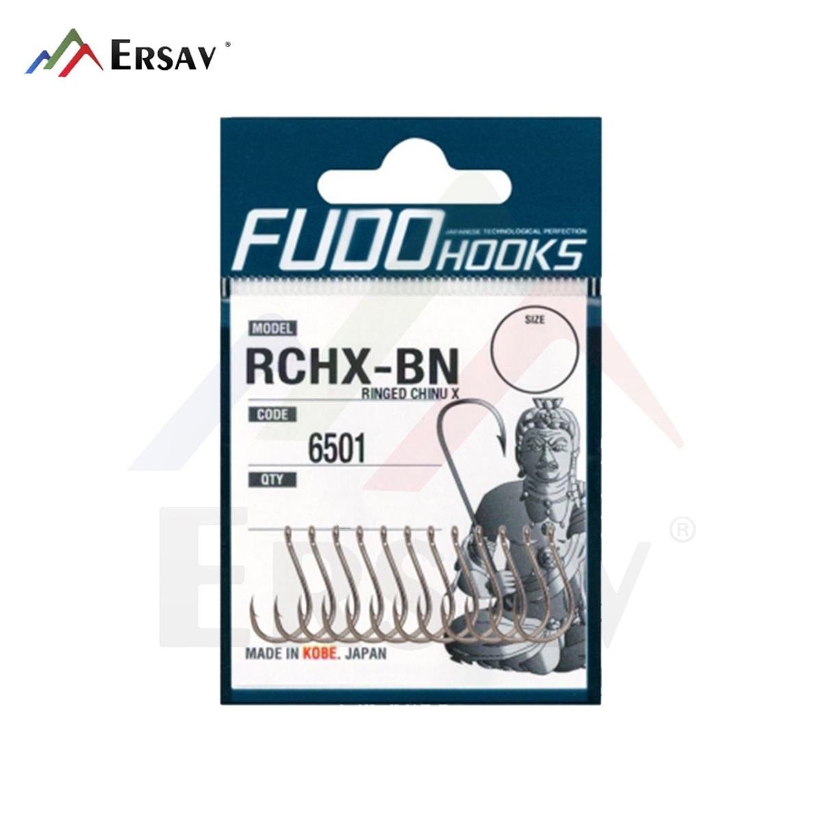 Fudo Hooks RCHX-BN 6501 Siyah İğne No:4