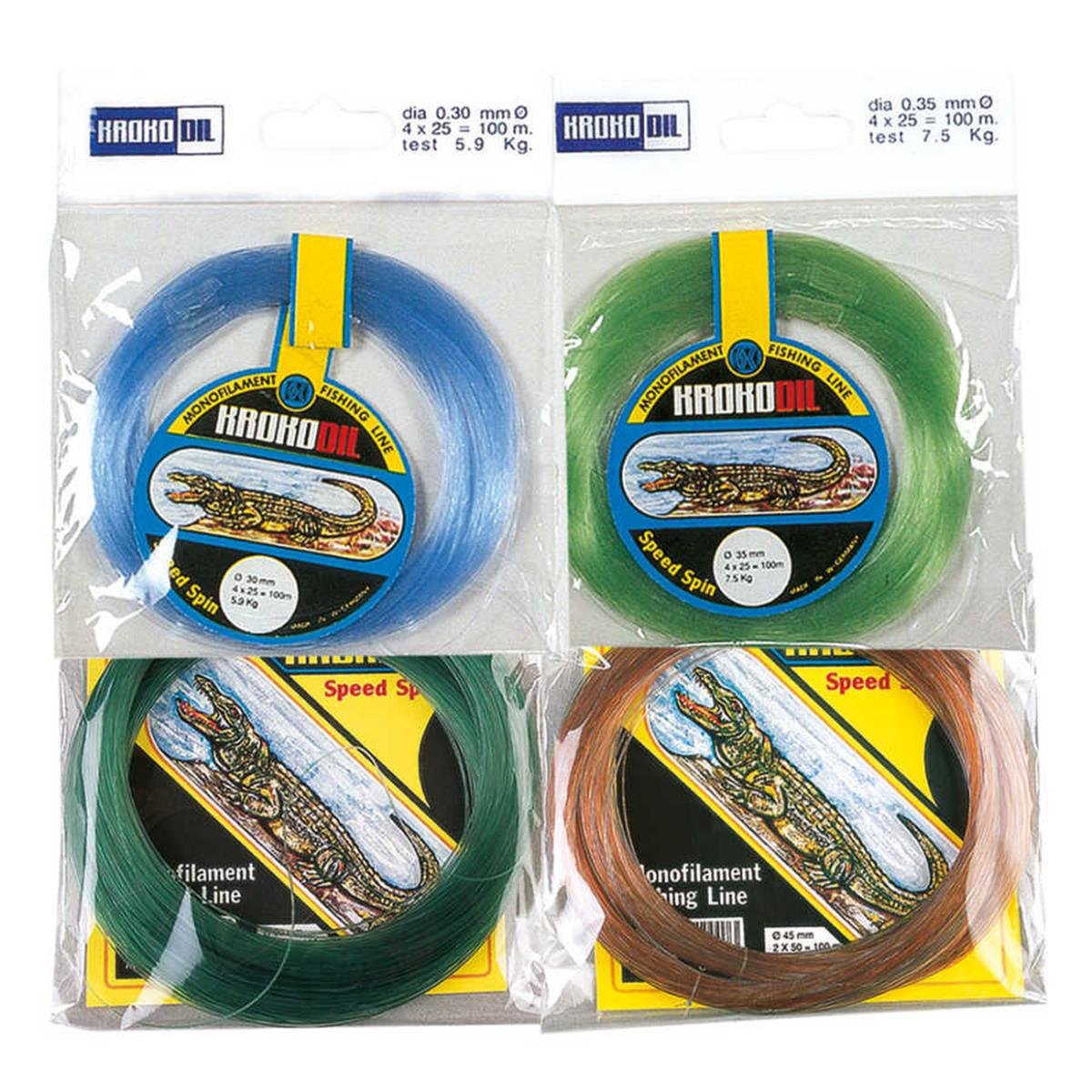 KrokoDil Speed Spin 0.30 mm 5.9 kg 100 Misina Turuncu