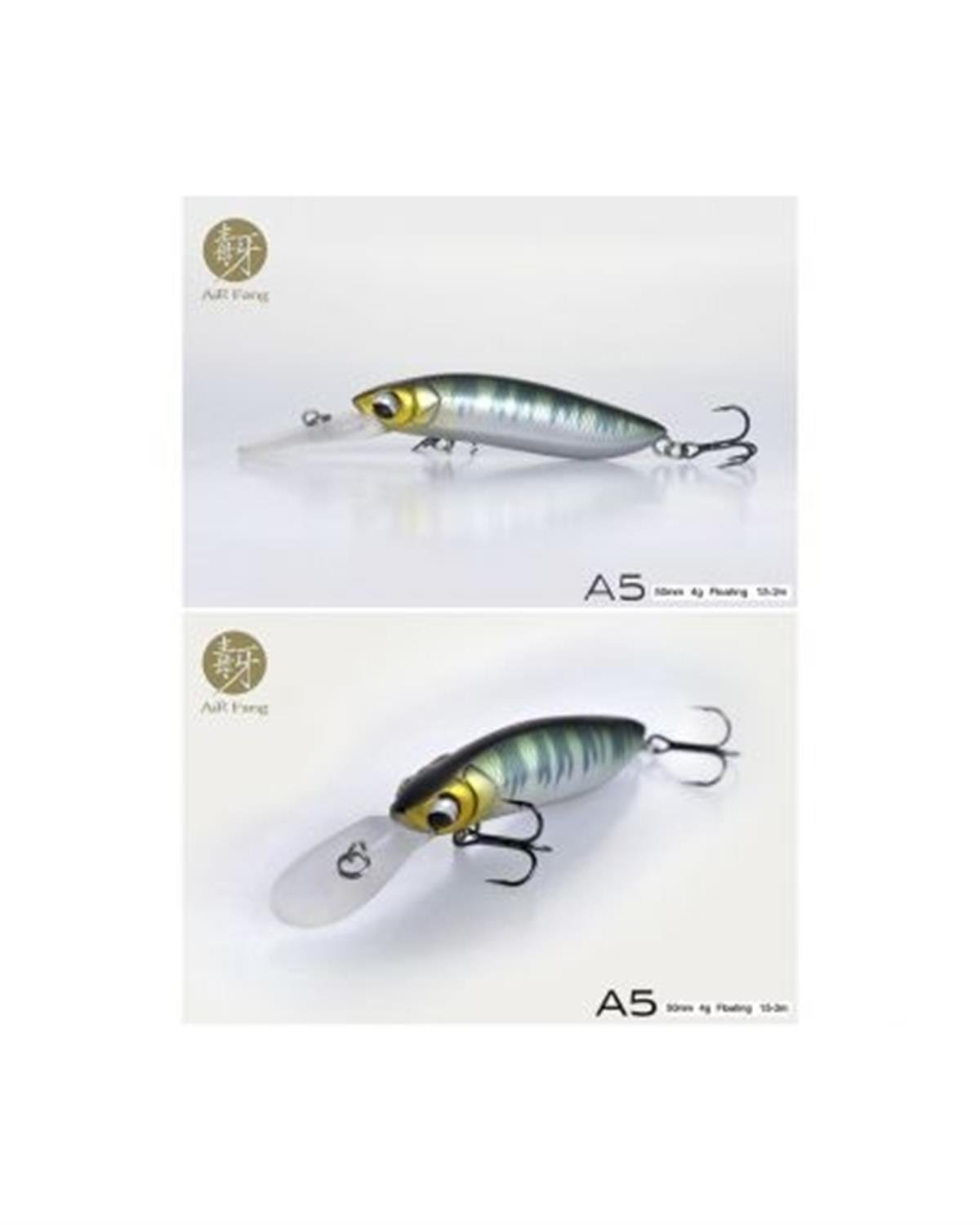 Lurefans Air Fang A5 Mini Jerkbait 50 mm 4 gr Floating Sahte Balık C:58