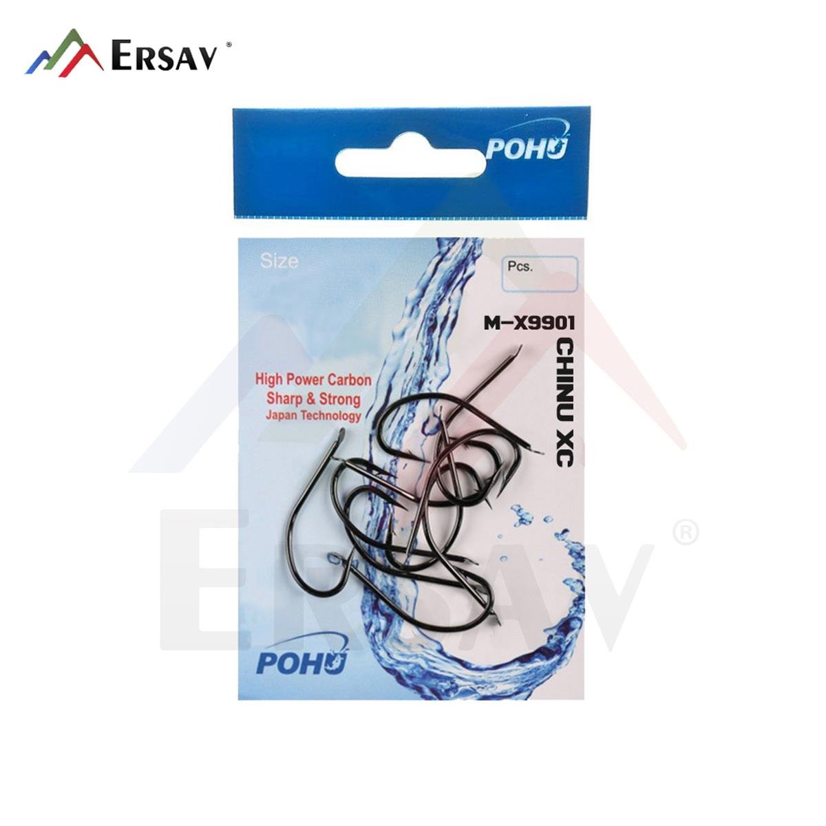 Pohu Chinu XC M-X9901 Siyah İğne No:1 15 Li Paket