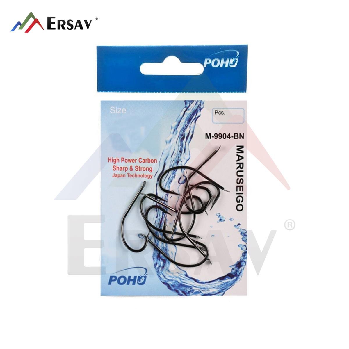 Pohu Maruseigo M-9904-BN Siyah İğne No:3/0