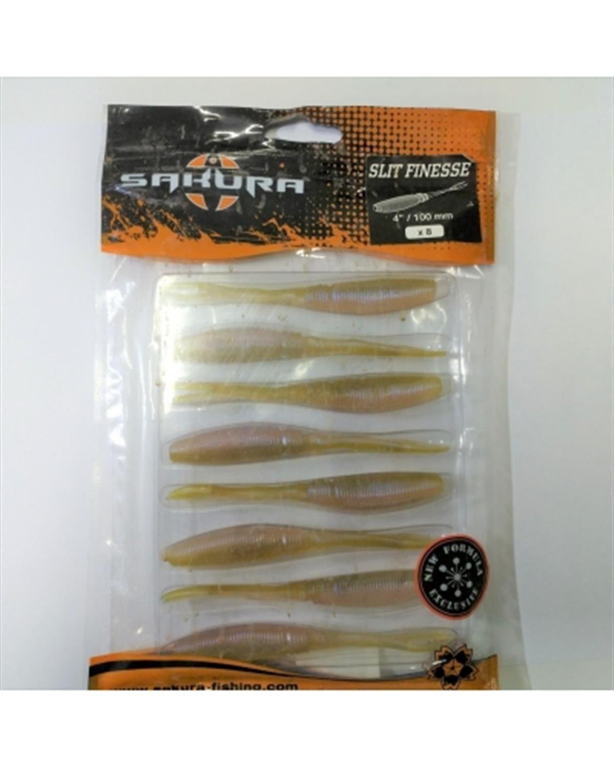 Sakura Slit Finesse 100 mm 062-Hasu Silikon Balık