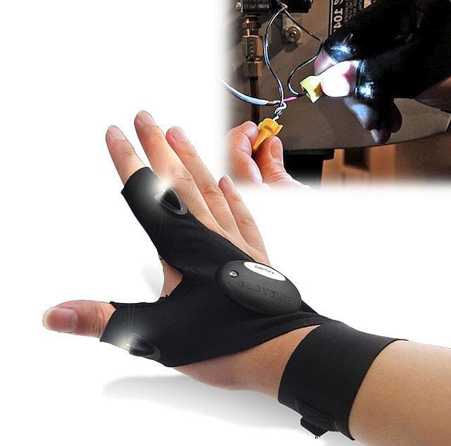 Weigo Led Işıklı Çalışma Eldiveni (Şarj Edilebilir)