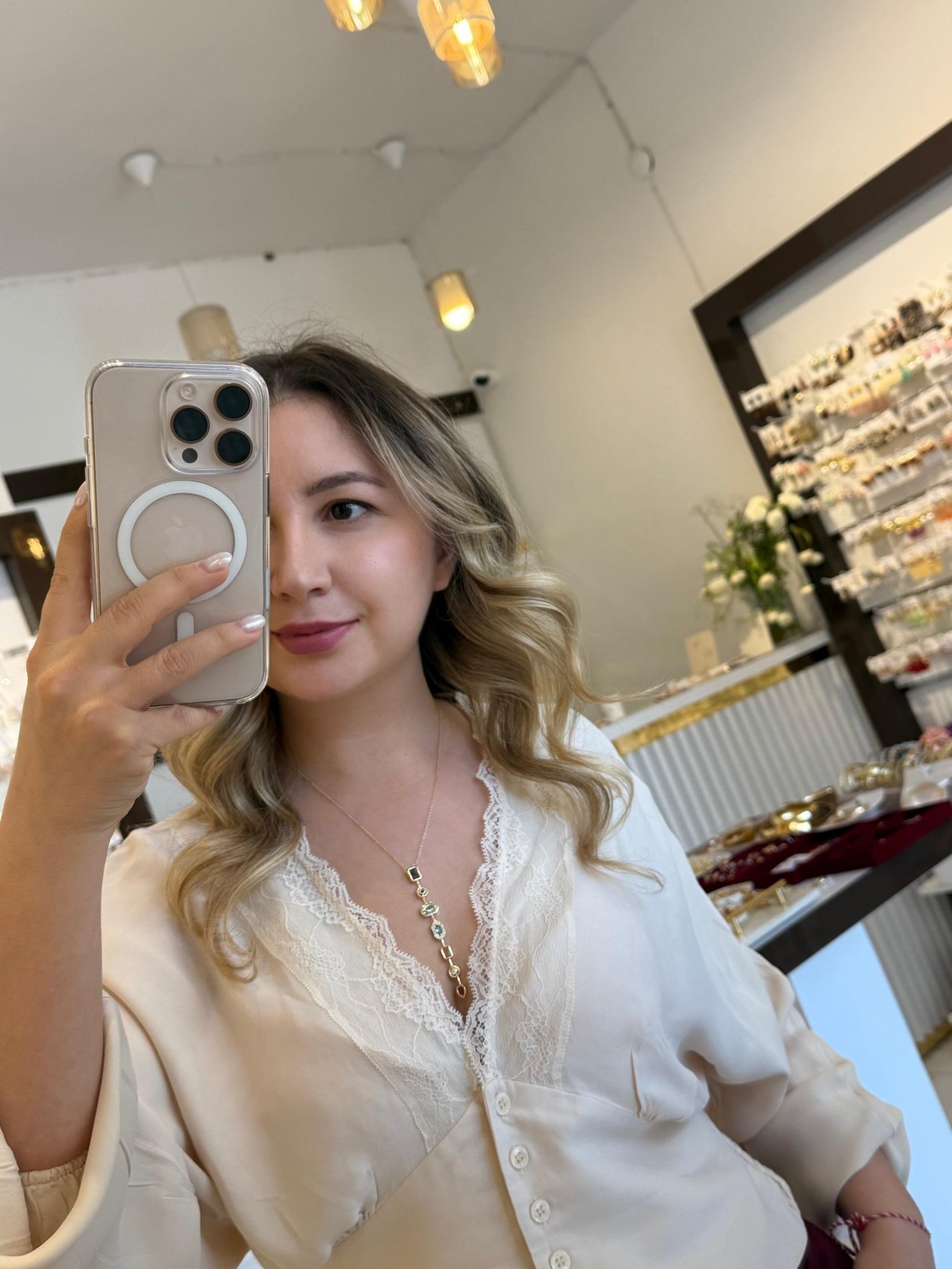 Çakra Taşlı Marka Model Kolye