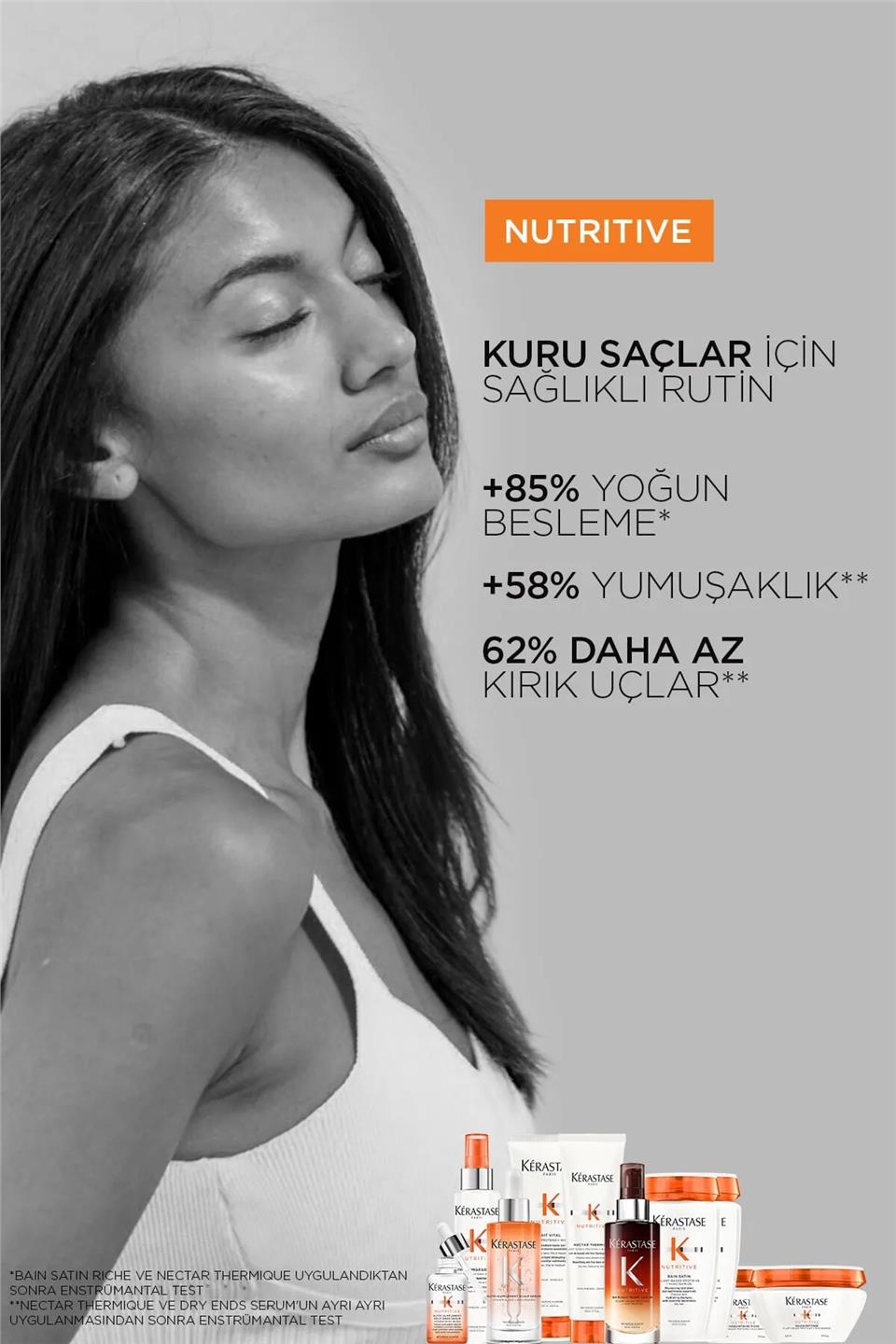 Kerastase Nutritive Bain Satin Riche Yoğun Nemlendirici Şampuan 250 ml