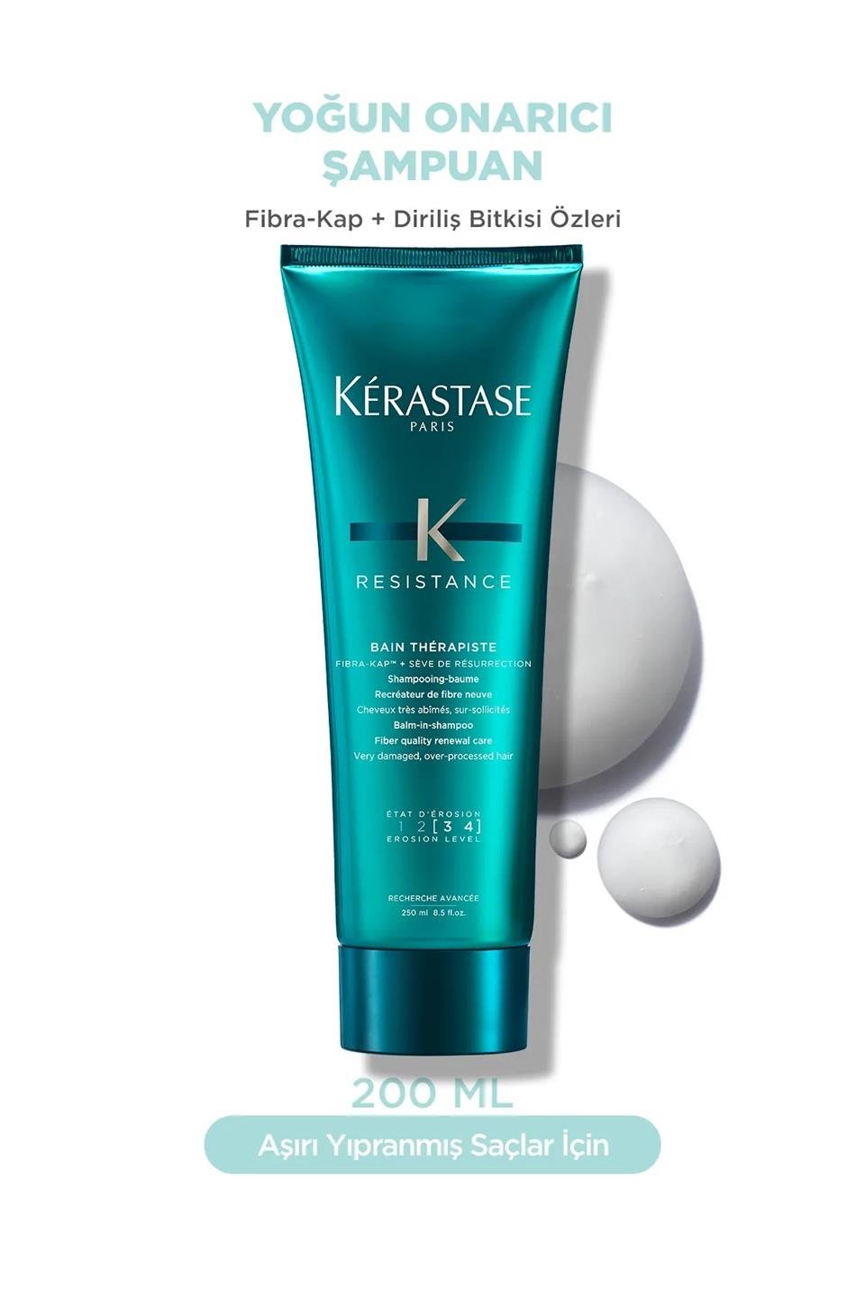 Kerastase Resistance Therapist Bain Thérapiste Çok Yıpranmış Ve Aşırı Işlem Görmüş Saçlar Için Onarıcı
