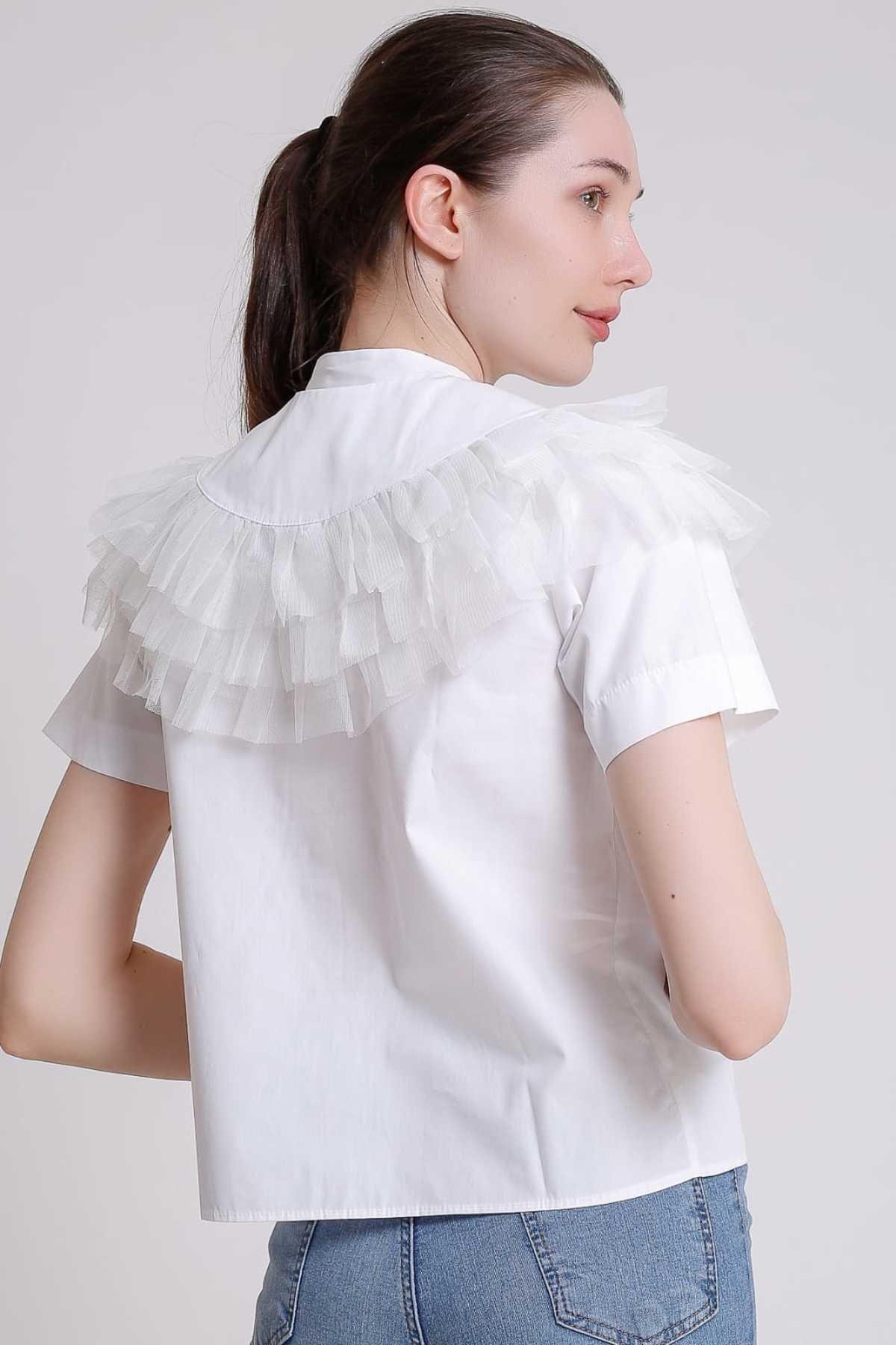White Short Sleeve Shirt