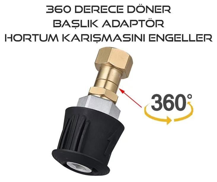 Jo Moyner Foam Lance Köpük Tabancası Set 1000ml Bosch Uyumlu