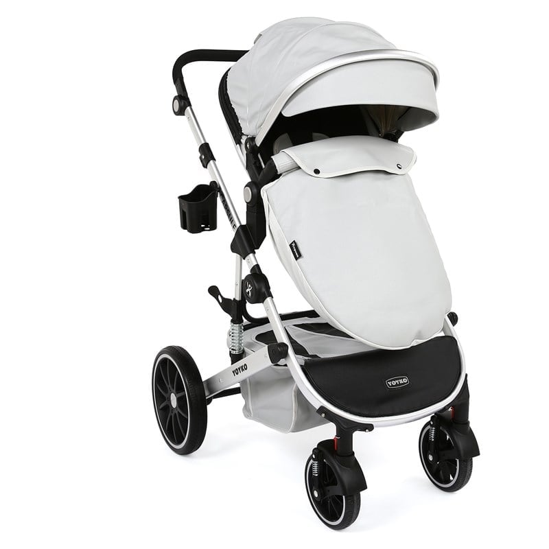 Yoyko Capsule Egg Travel Seyahat Sistem Bebek Arabası Gri Silver