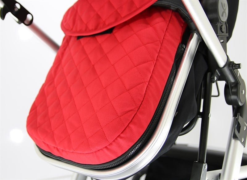 Yoyko Elegance Travel Sistem Bebek Arabası 3 in 1 Kırmızı Silver