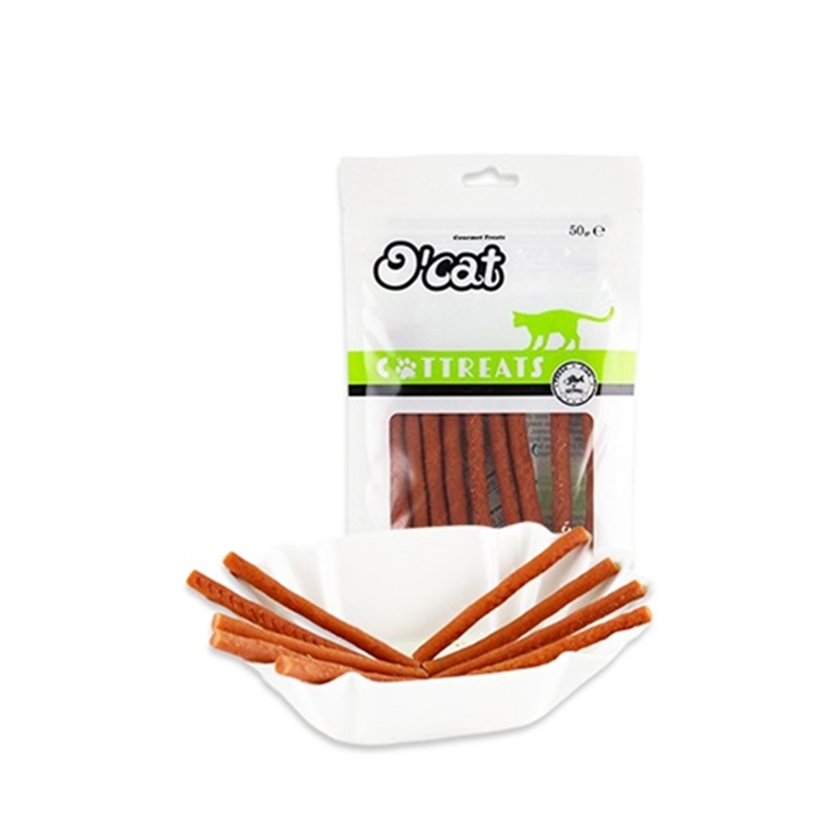 O Cat Somon Balıklı Çubuk Kedi Ödülü 50 Gr