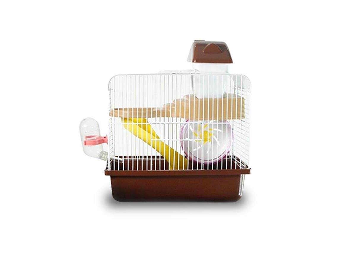 Zampa Posito Hamster Kafesi 22,5x17x25 Kahverengi