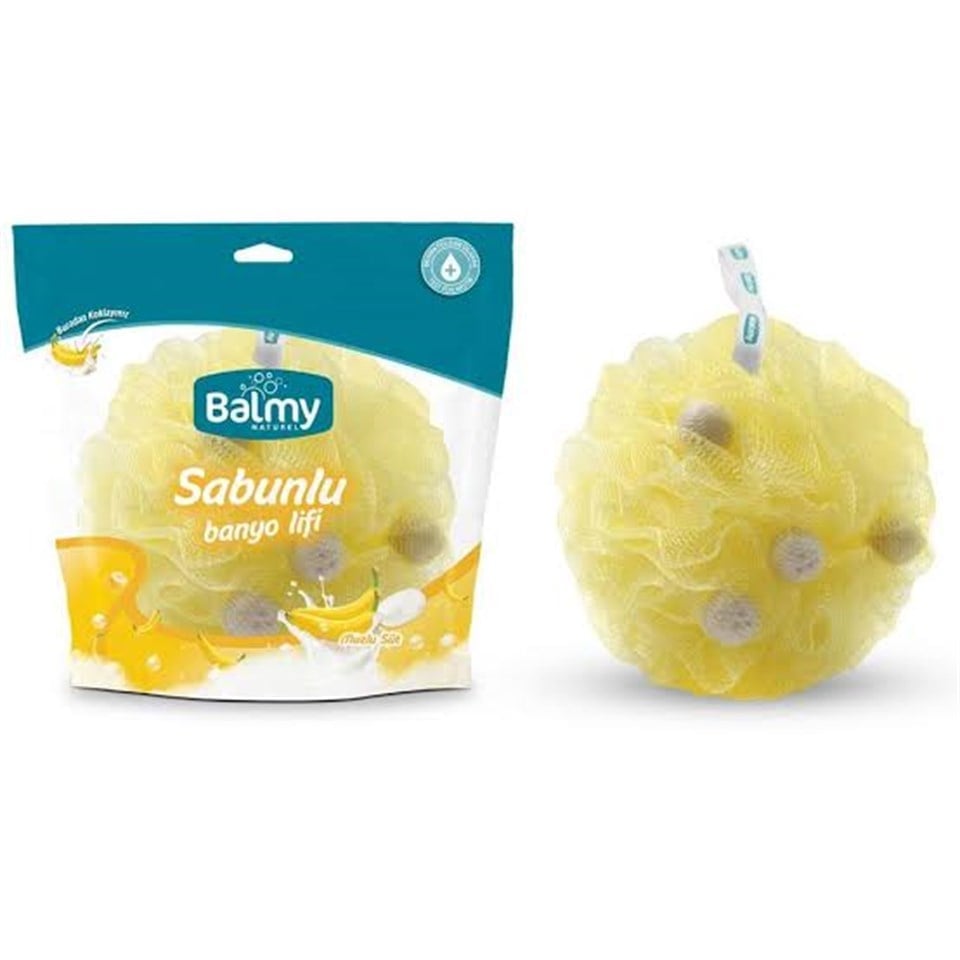 BALMY MUZLU SÜT SABUNLU BANYO LİFİ