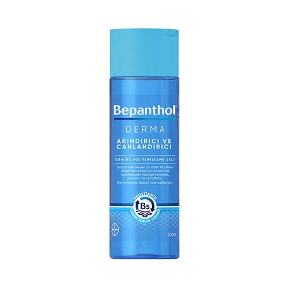 BEPANTHOL DERMA ARIBDIRICI & CANLANDIRICI GÜNLÜK YÜZ TEMİZLEME JELİ 200ML