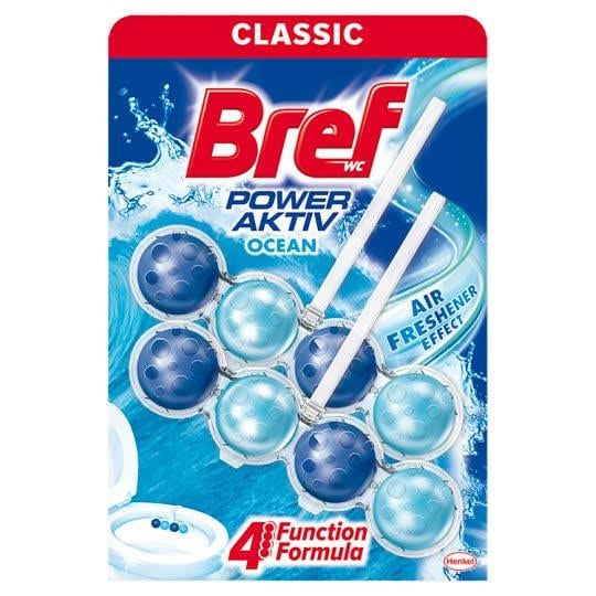 BREFBREF WC POWER AKTİV DUOPACK KATI TUVALET BLOĞU OKYANUS