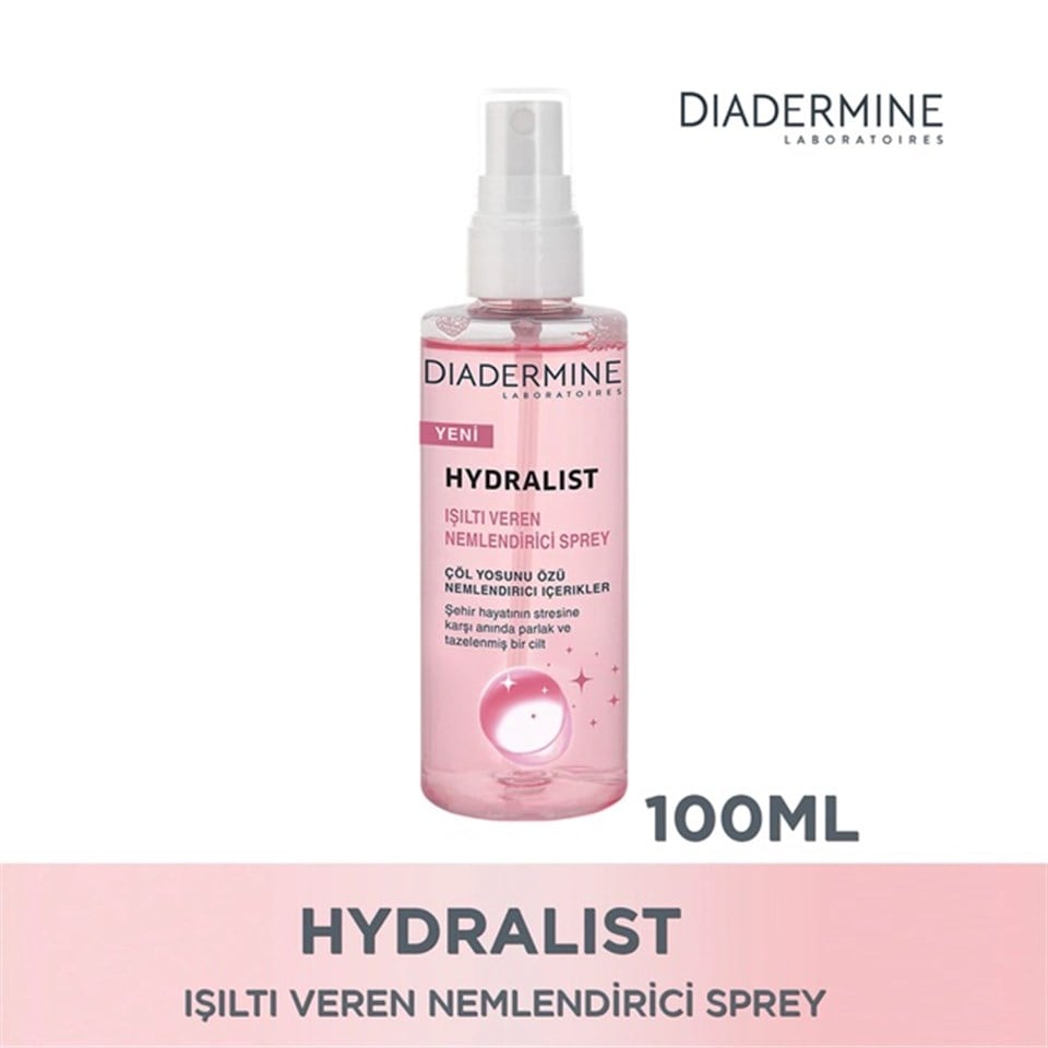 DİADERMİNE HYDRALİST MUCİZEVİ NEMLENDİRİCİ SPREY 100 ML