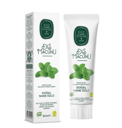 EYÜP SABRİ TÜNCEREYÜP SABRİ TUNCER DOĞAL NANE ÖZLÜ DİŞ MACUNU 90 ML
