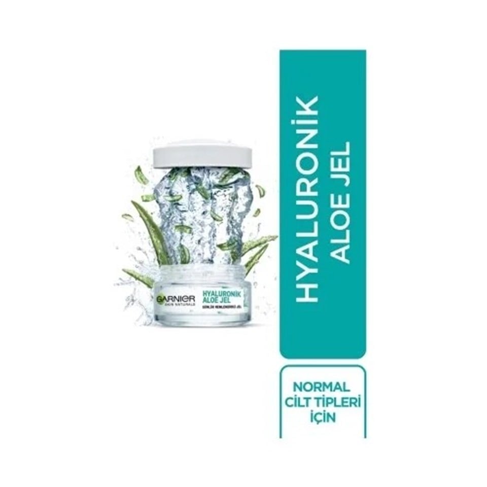 GARNIER HYALURONİK ALOE JEL - GÜNLÜK NEMLENDİRİCİ JEL 50 ML