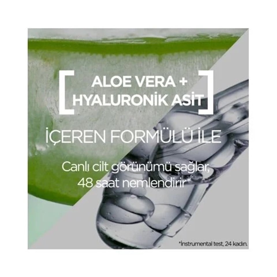 GARNIER HYALURONİK ALOE JEL - GÜNLÜK NEMLENDİRİCİ JEL 50 ML