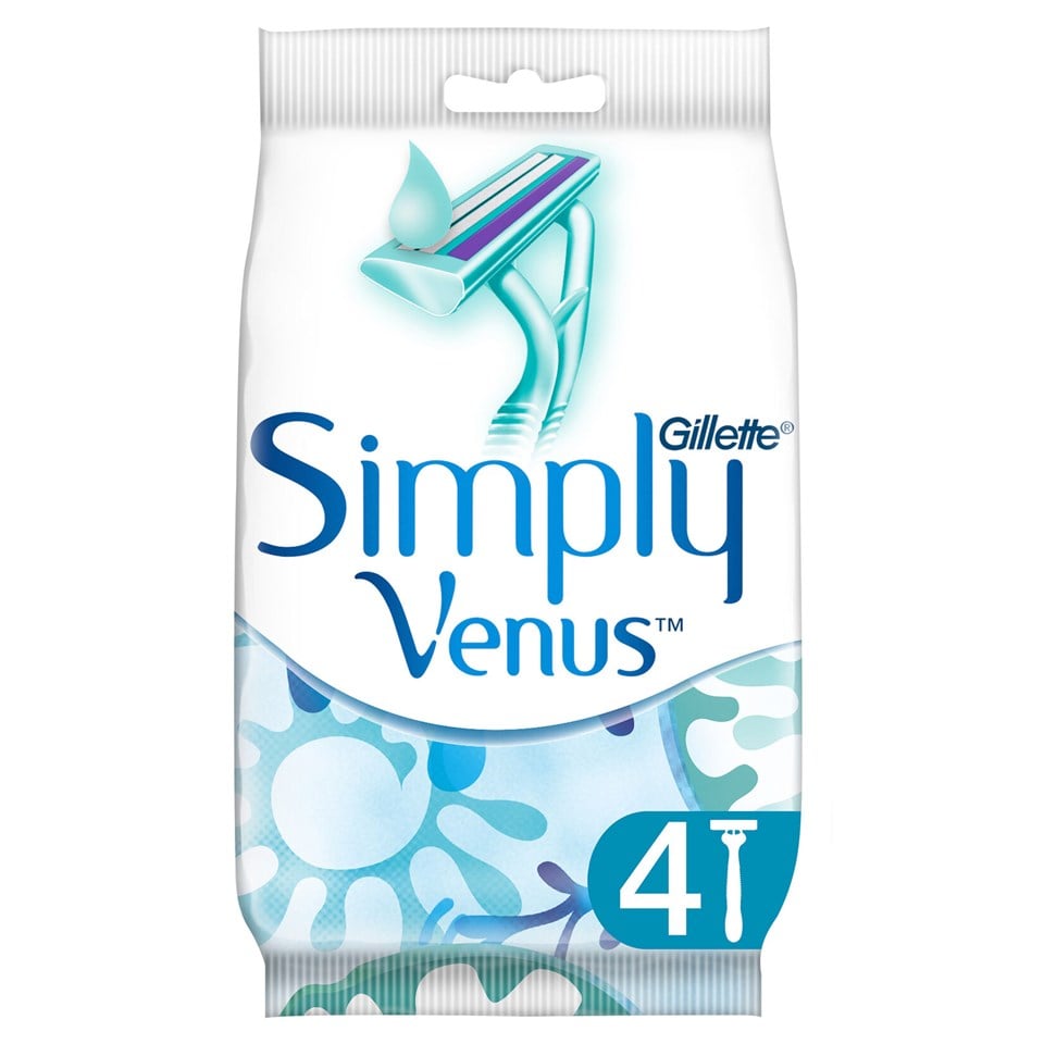 GİLLETTE SİMPLY VENUS 2 KULLAN AT KADIN TIRAŞ BIÇAĞI 4LÜ
