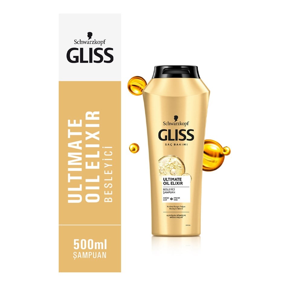 GLİSS ULTİMATE OİL ELİXİR ŞAMPUAN 500ML