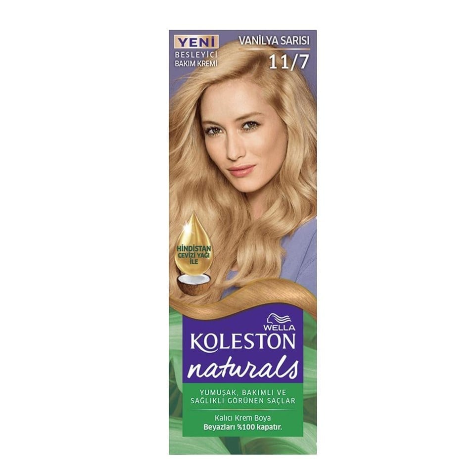 KOLESTON NATURALS SAÇ BOYASI VANİLYA SARISI11,7