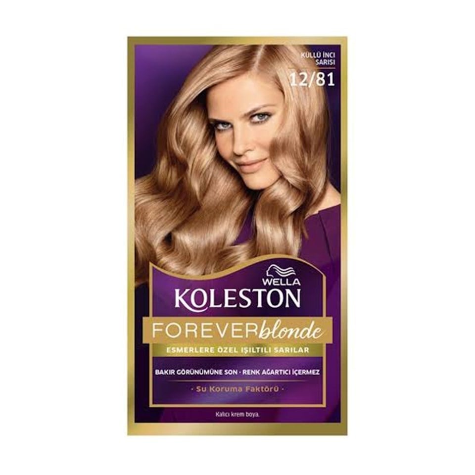 KOLESTON SET SAÇ BOYASI KÜLLÜ İNCİ SARISI 12/81