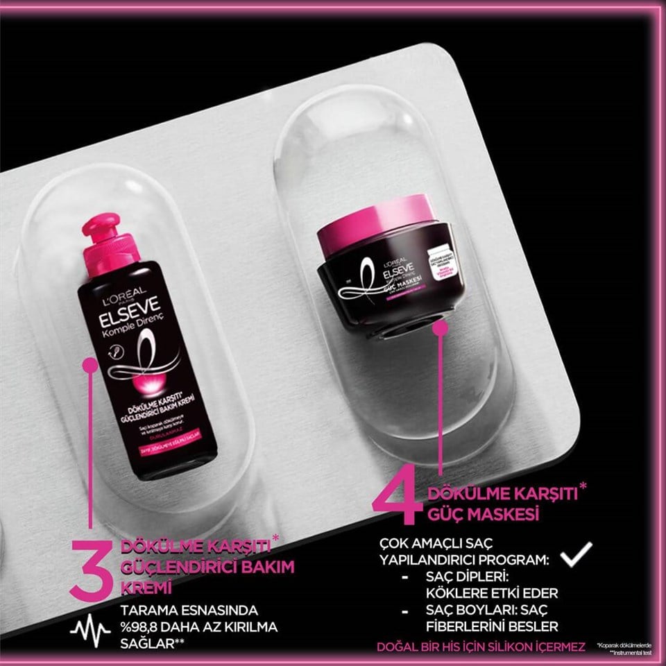 LOREAL ELSEVE KOMPLE DİRENÇ DÖKÜLME KARŞITI SAÇ BAKIM KREMİ 360 ML