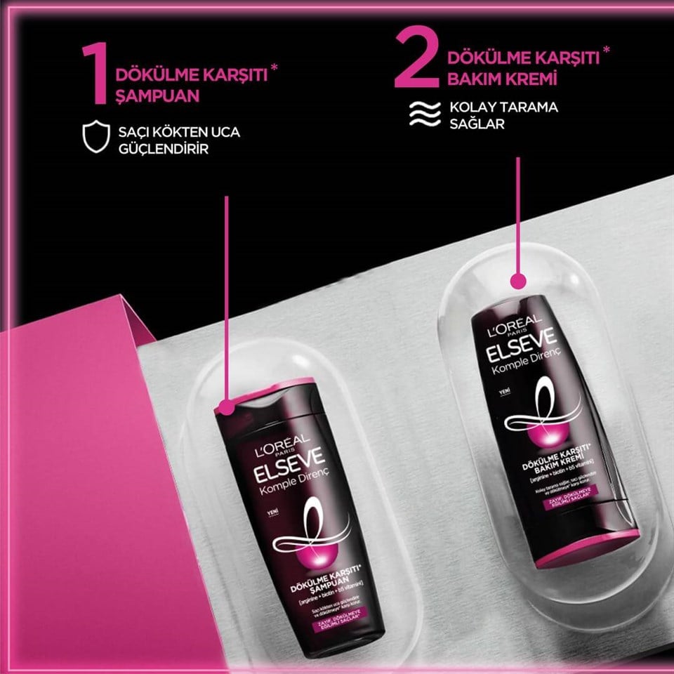 LOREAL ELSEVE KOMPLE DİRENÇ DÖKÜLME KARŞITI SAÇ BAKIM KREMİ 360 ML