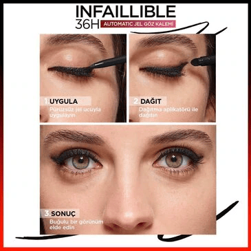 LOREAL PARİS MAKE-UPLOREAL PARİS İNFAİLLABLE AUTOMATİC JEL GÖZ KALEMİ-MAVİ