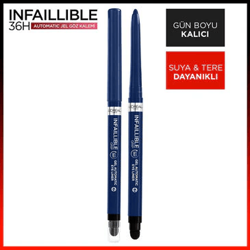 LOREAL PARİS MAKE-UPLOREAL PARİS İNFAİLLABLE AUTOMATİC JEL GÖZ KALEMİ-MAVİ