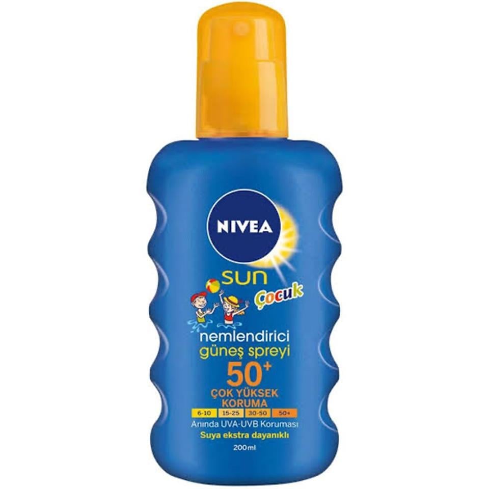 NİVEA SUN KORUMA & OYUN ÇOCUK GÜNEŞ SPREYİ 50+ GKF 200 ML