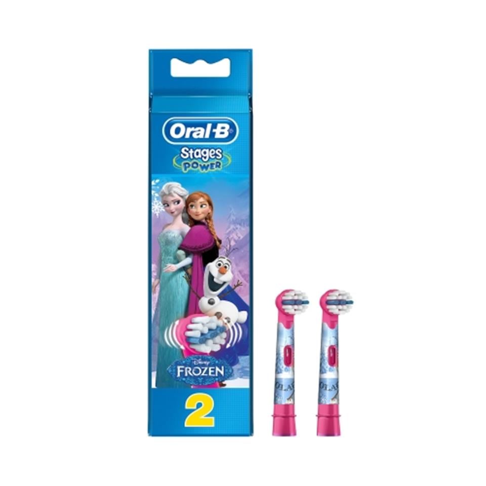ORAL-B STAGES ÇOCUKLAR İÇİN DİŞ FIRÇASI YEDEK BAŞLIĞI FROZEN 2 ADET