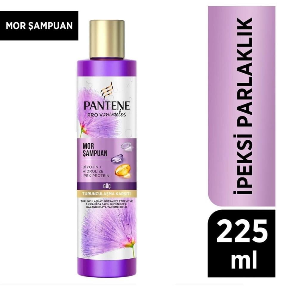 PANTENE PRO-V İPEKSİ PARLAKLIK MOR ŞAMPUAN 225ML