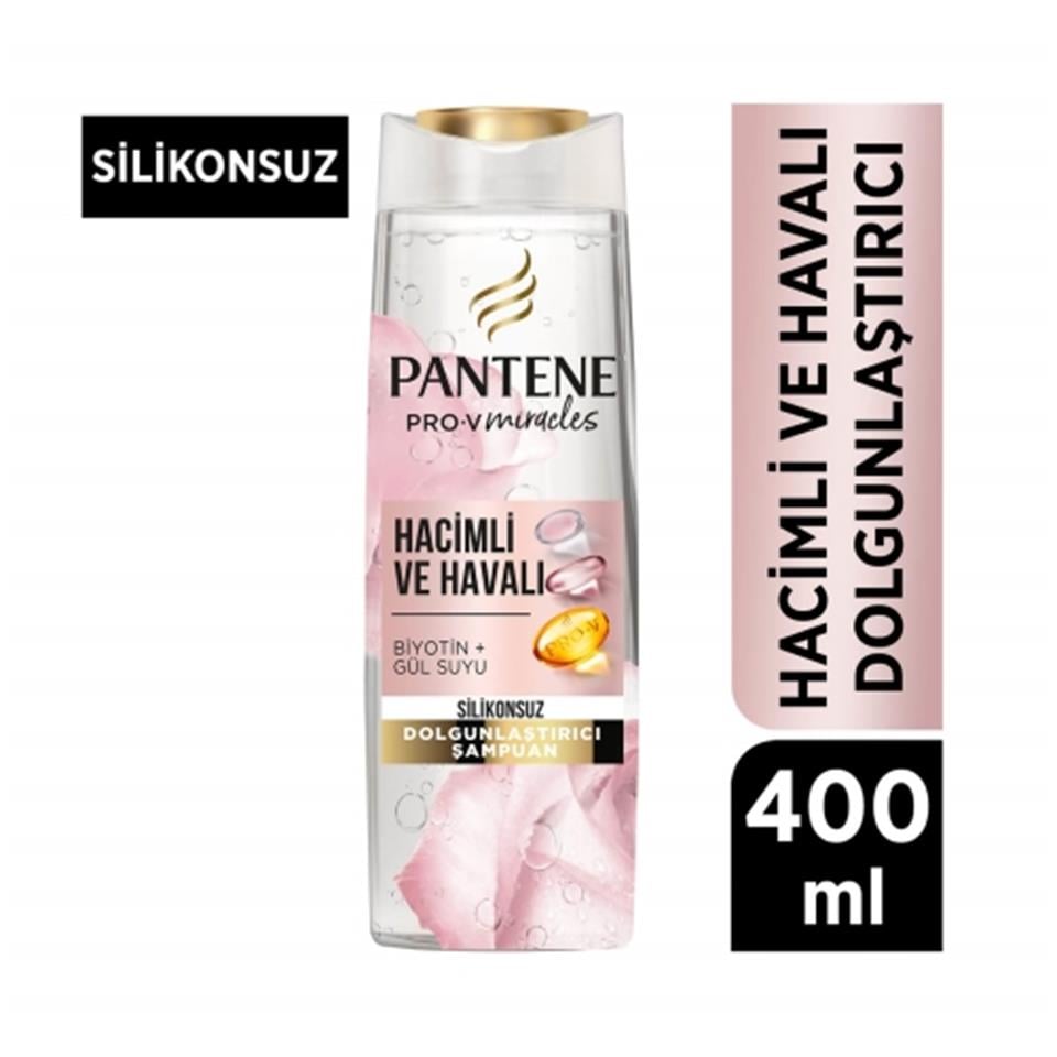 PANTENE PRO-V MİRACLES ŞAMPUAN PURELİFT ROSE WATER 400 ML