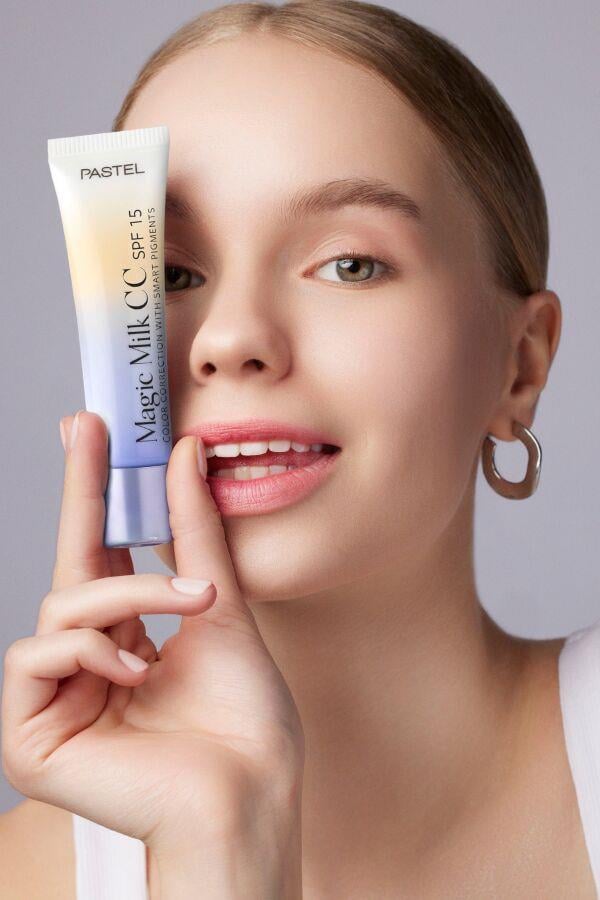PASTELPASTEL MAGİC MİLK CC SPF 15 - CİLT TONU EŞİTLEYİCİ SPF 15 CC KREM 50 LİGHT MEDİUM