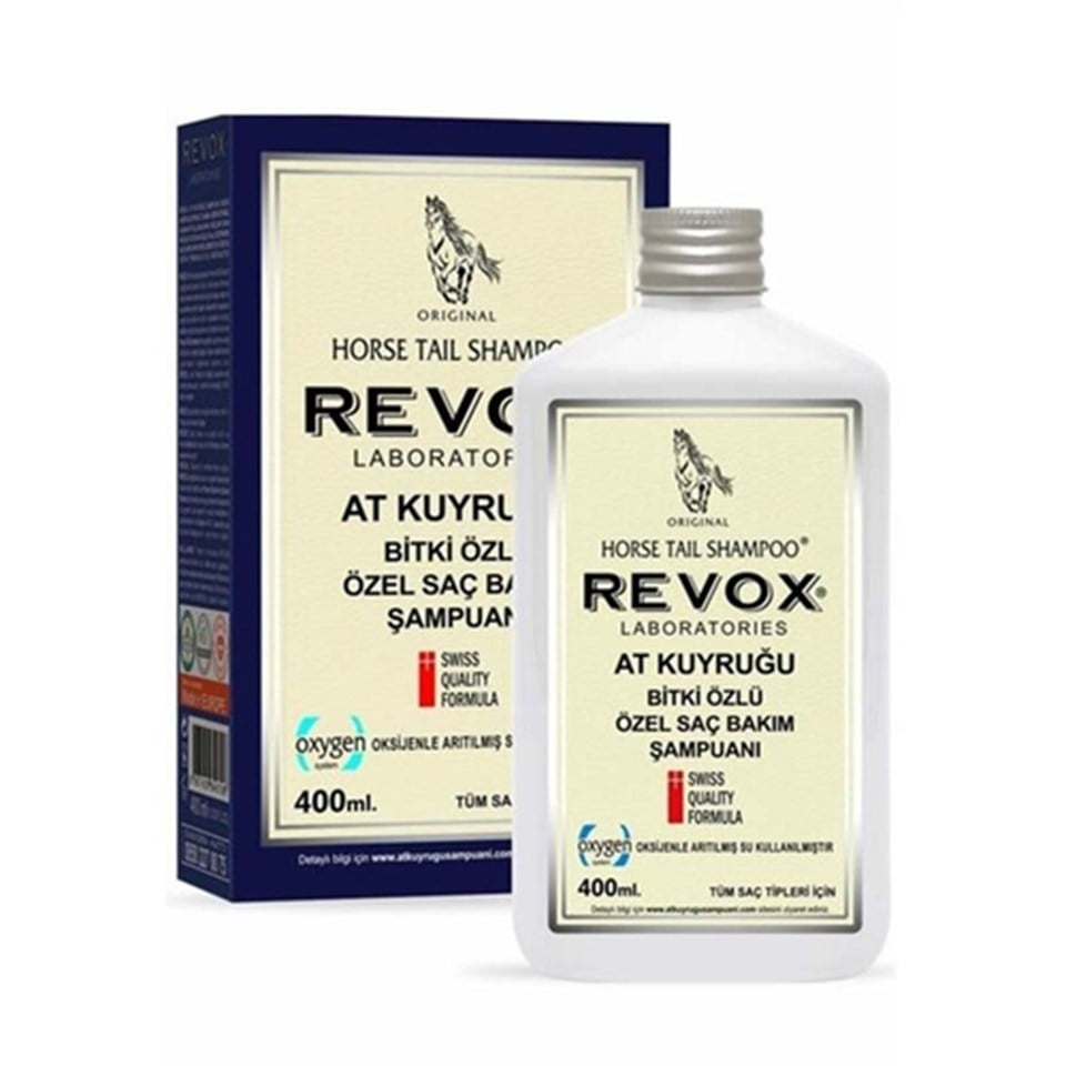 REVOX AT KUYRUĞU BİTKİ ÖZLÜ ÖZEL ŞAMPUAN 400ML