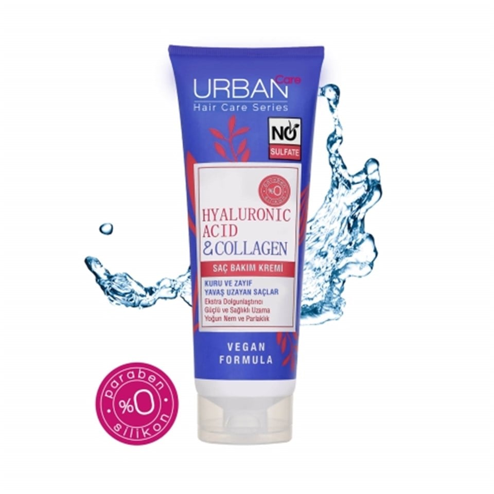 URBAN CARE SÜLFATSIZ SAÇ KREMİ HA VE COLLAGEN 250 ML