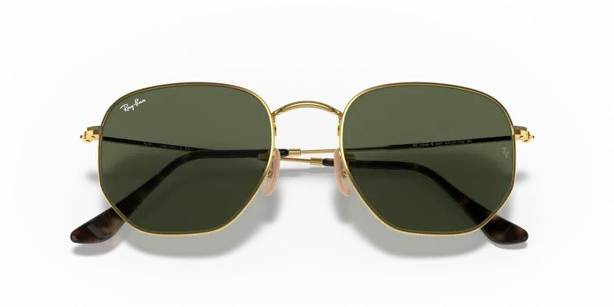 Ray-Ban 3548-N 001 Unisex Sarı Metal Güneş Gözlüğü