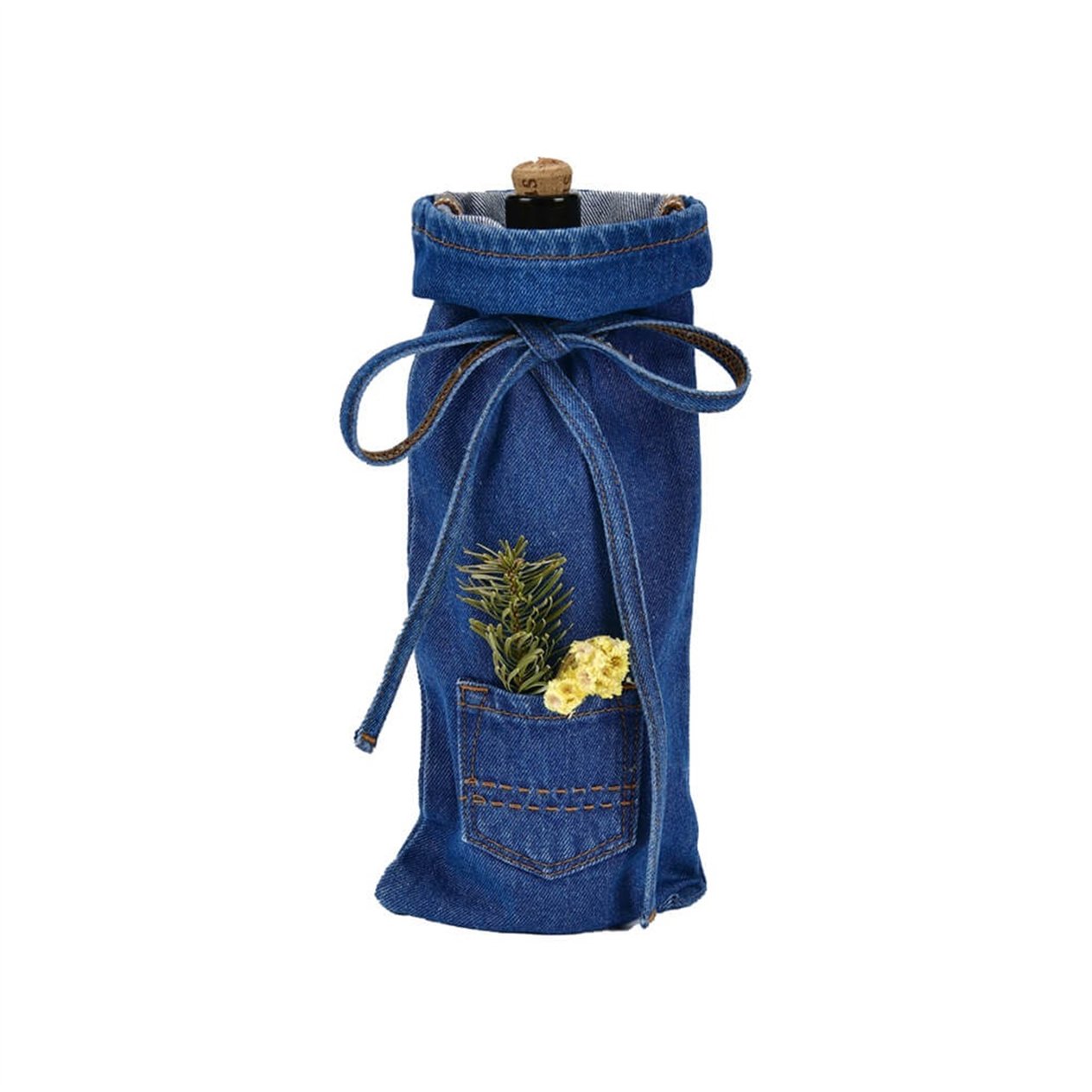 Basic Denim Mavi Şaraplık