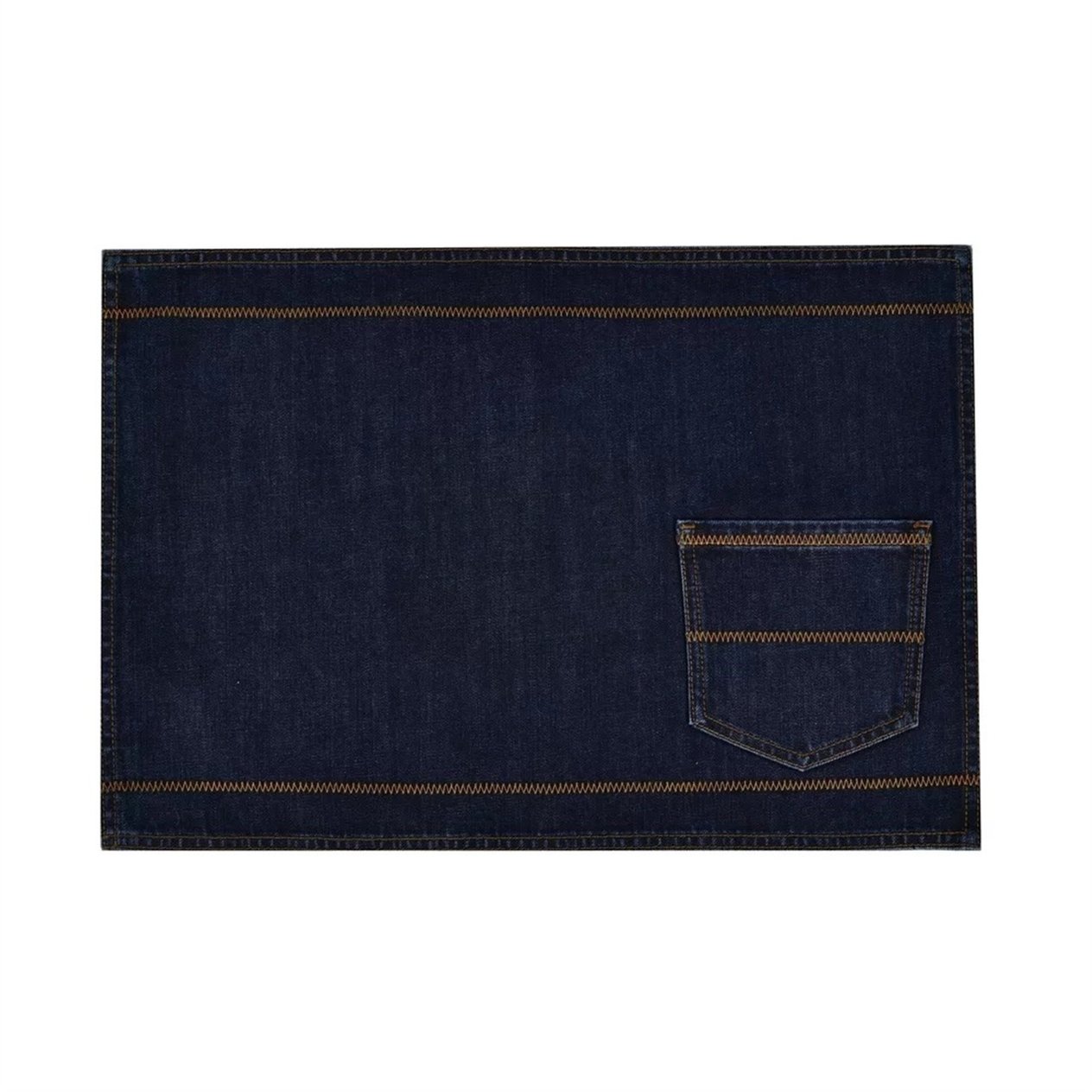 Denim Çift Taraflı Amerikan Servis Lacivert
