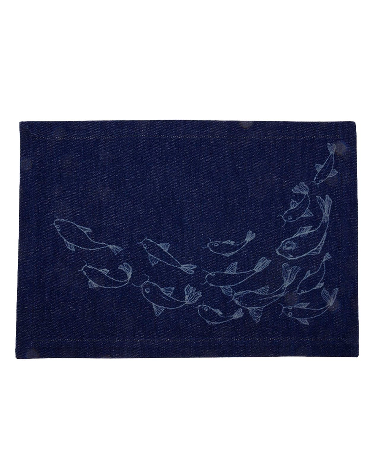 Koi Balık Lazer Baskı  Denim Amerikan Servis