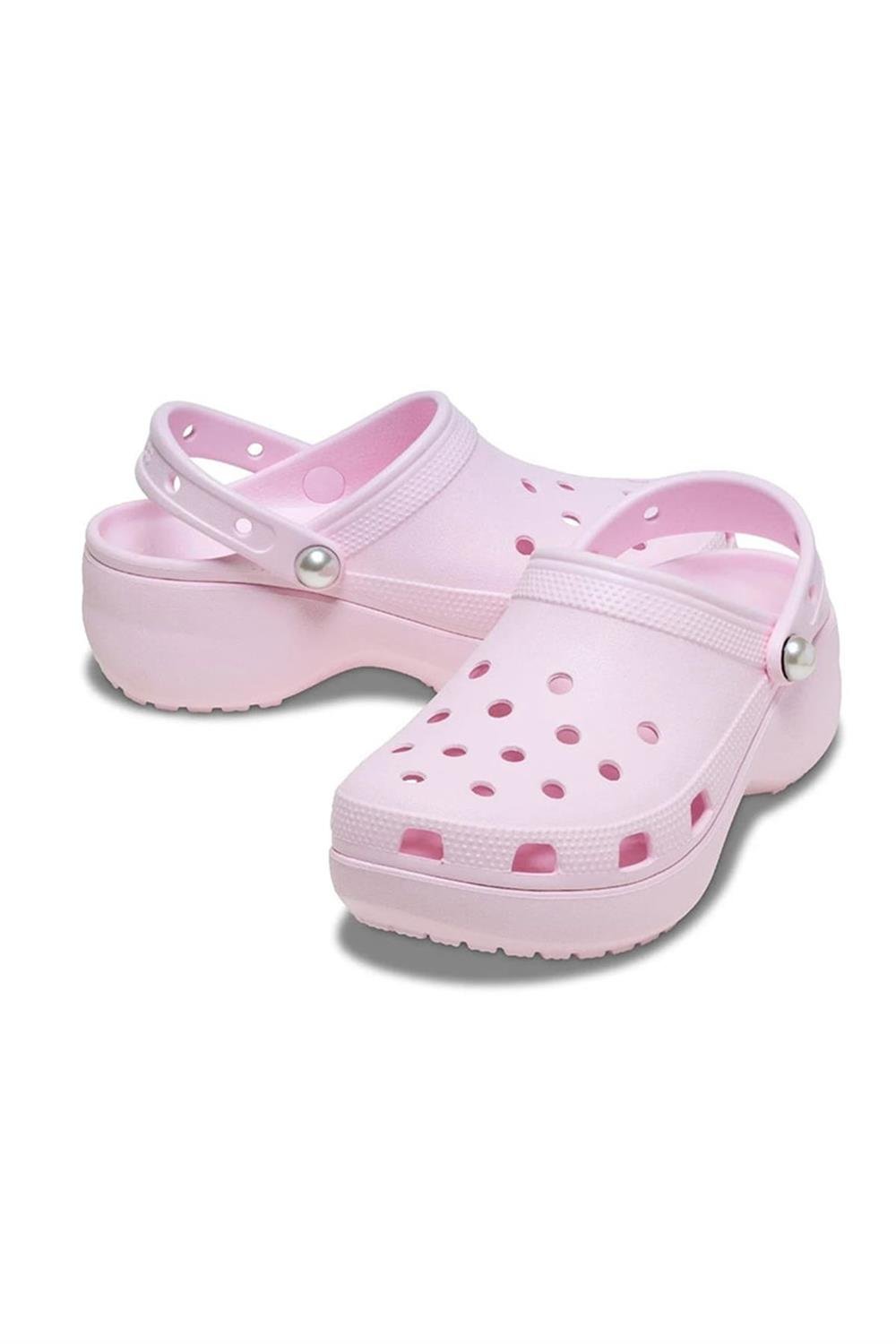 Crocs Classic Platform Pearl Clog Kadın Terlik 211231-6Zw