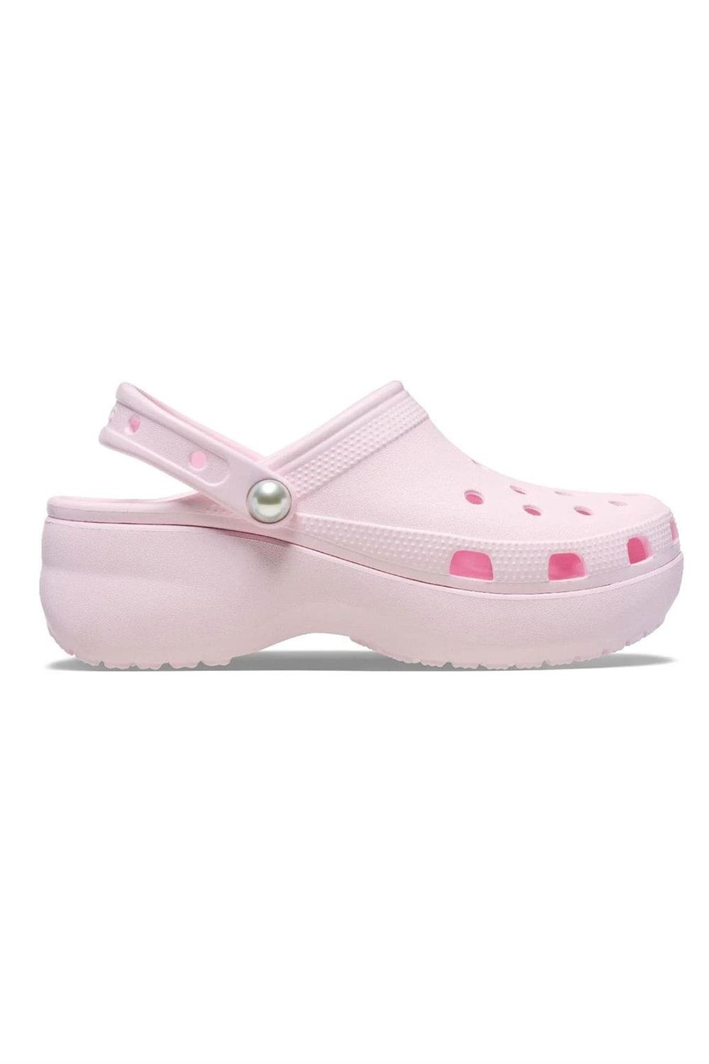 Crocs Classic Platform Pearl Clog Kadın Terlik 211231-6Zw
