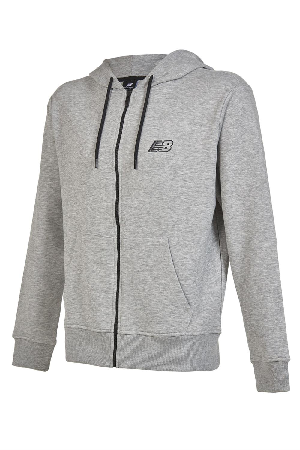 New Balance Erkek Kapüşonlu Sweatshirt Mnh1318-Ag