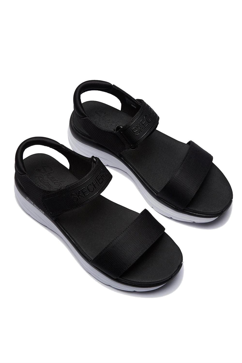 Skechers D'Lux Walker - New Block Kadın Sandalet 119226 Blk